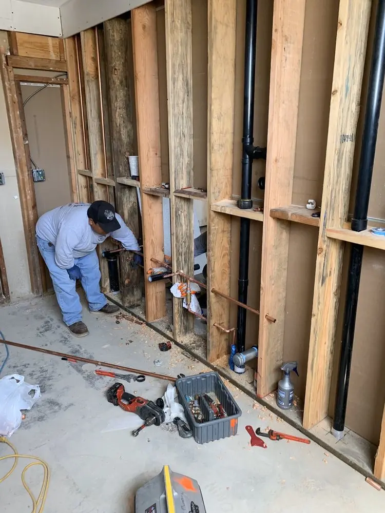Commercial rough-in plumbing for Gas Line Repair in Glen Court